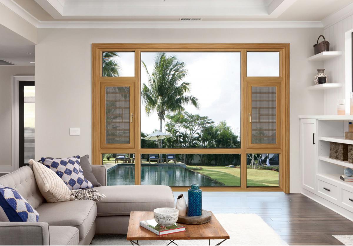 112内隐框断桥窗纱一体系列