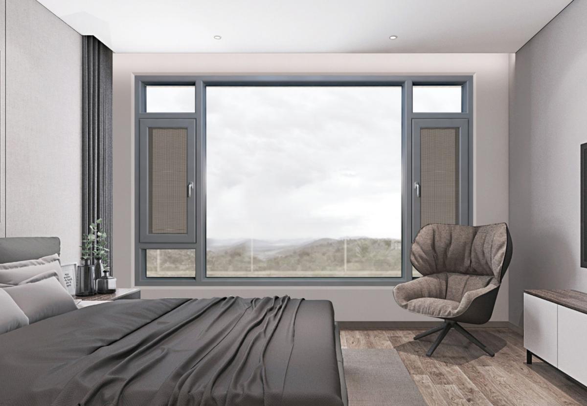 139内隐框窗纱一体系列